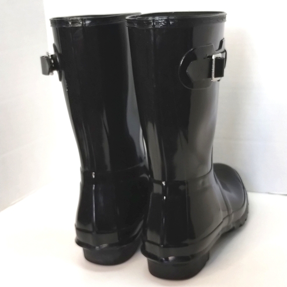 Hunter Rain Boots Original Short Gloss sz 9 - Picture 5 of 11